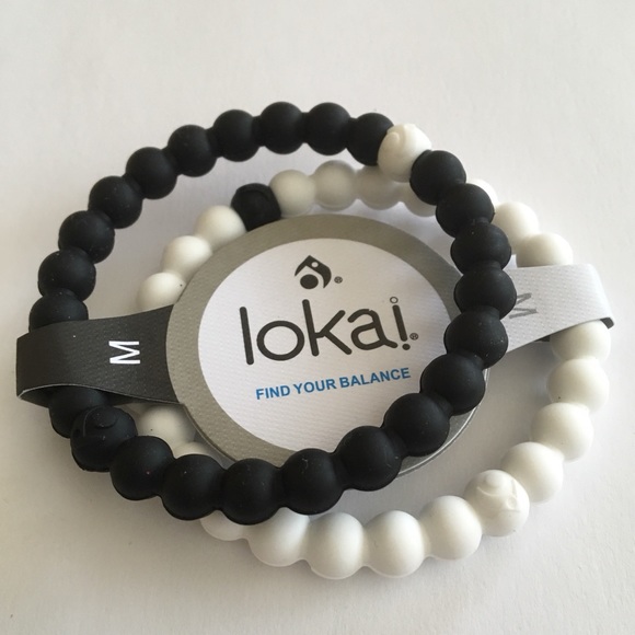 Lokai Jewelry - Pack of 2 Black & White Lokai! Many Sizes! Lokai Jewelry - Pack of 2 Black & White Lokai! Many Sizes!